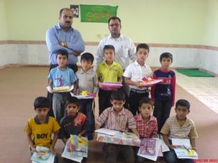 کلاس اول فرهنگ به اتفاق مدیر و معلم خود