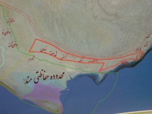 محدوده پارس شمالی در بخش بردخون