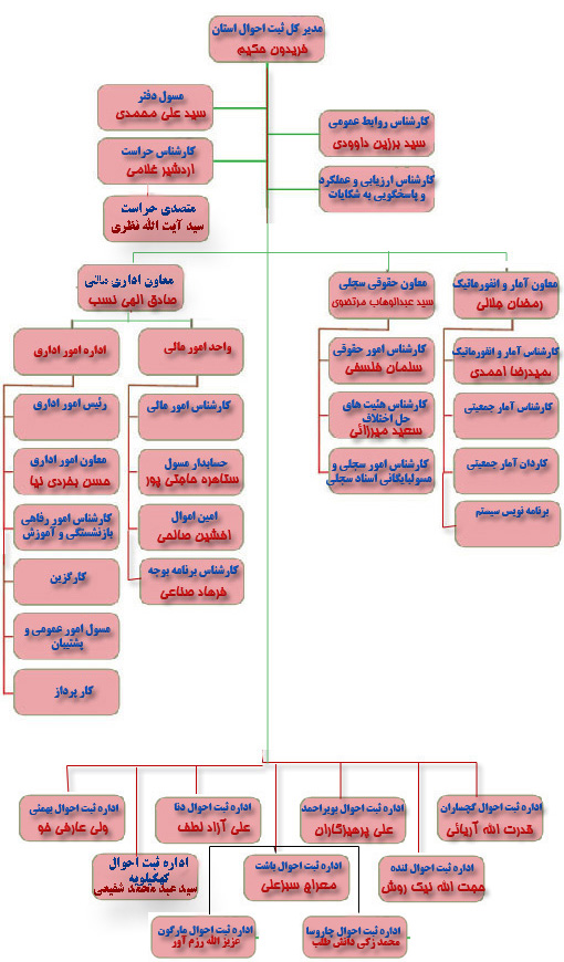 تشکیلات و چارت