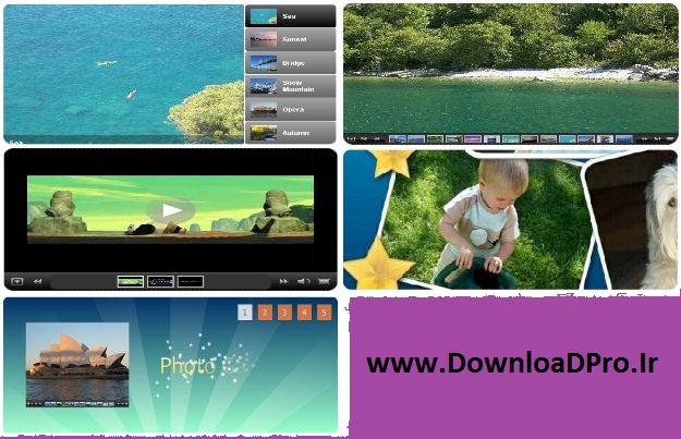 ساخت آلبوم تصاویر فلش و اسلایدشو توسط Aleo Flash Slideshow Gallery Maker 1.4