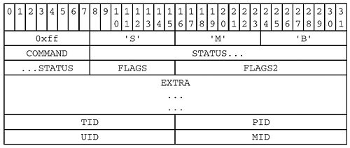 SMB Packet Layout Smb Packet